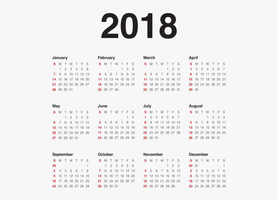 Pin By Art Coffe - Calendar Photo Frame 2018, Transparent Clipart