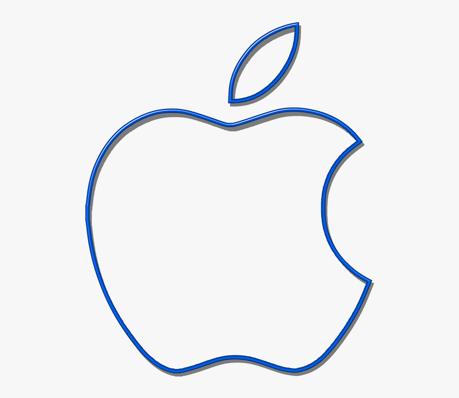 Apple Clipart Shape - Apple Silueta, Transparent Clipart