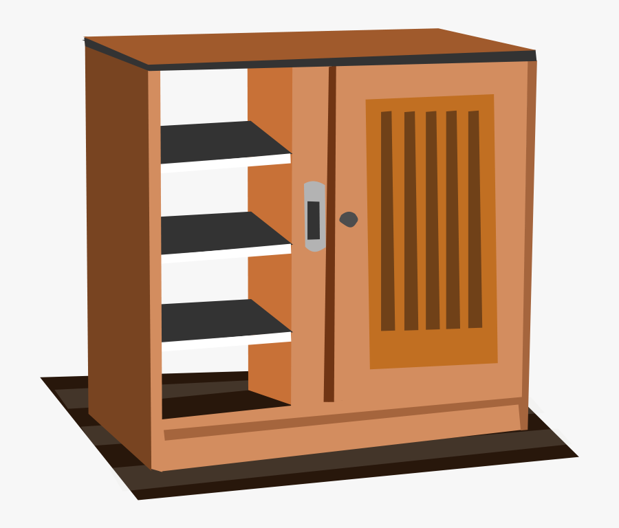 Shelf Clipart Empty Cupboard - Clipart Cupboard, Transparent Clipart
