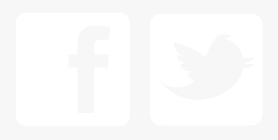 Free White Facebook Icon - White Icons Of Twitter, Transparent Clipart
