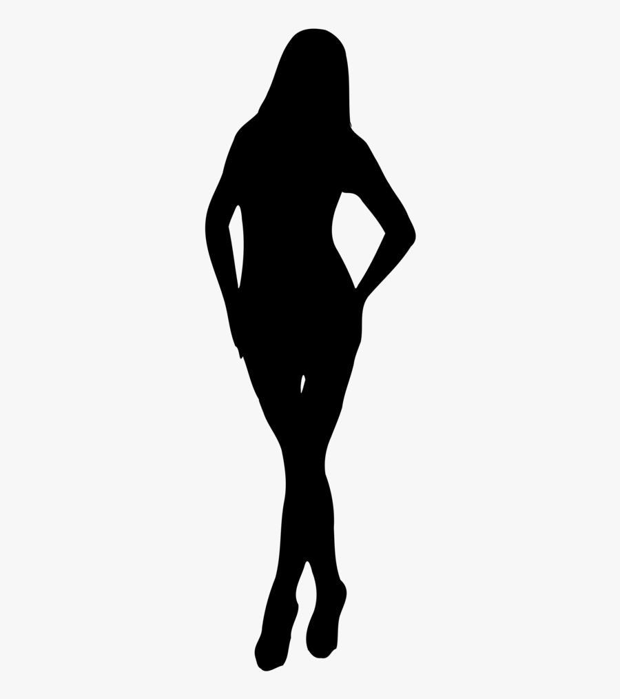 Girl Shape Clipart - Woman Silhouette Clipart, Transparent Clipart
