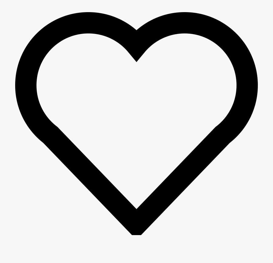 Simple Heart Icon Png, Transparent Clipart