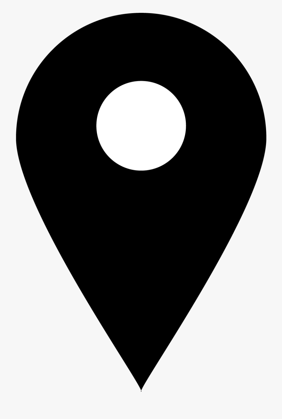 Location Icon Png Black Clipart , Png Download - Location Logo Black And White, Transparent Clipart