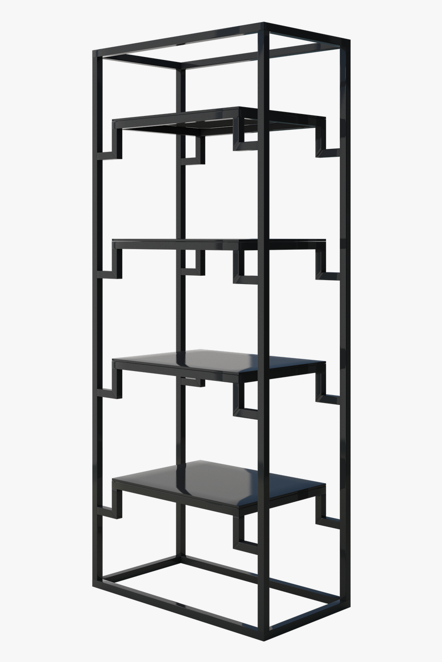 Bookshelf Clipart Tall - Bookcase, Transparent Clipart