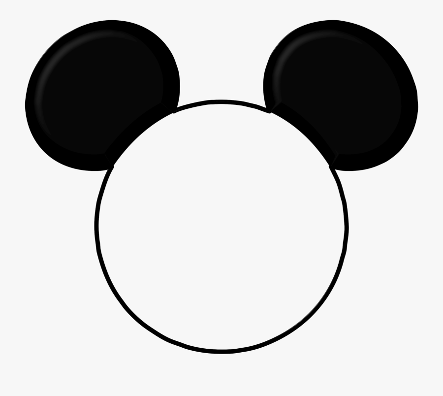 Lego Head Shape Blank Clipart Png - Mickey Mouse Head Png Transparent, Transparent Clipart