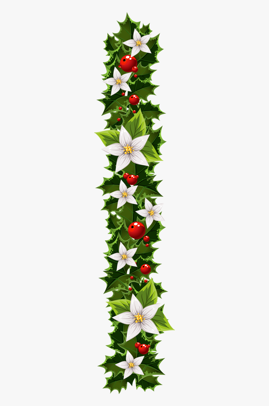 Transparent Christmas Garland Clip - Transparent Christmas Garland Clipart, Transparent Clipart