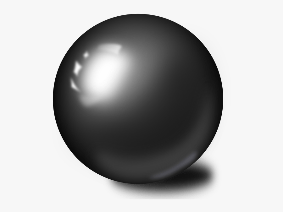 Thumb Image - Black Ball 3d Png, Transparent Clipart