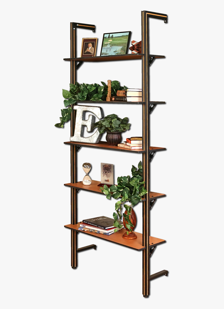 Drawn Bookcase Library Bookshelf - Transparent Bookshelf Png, Transparent Clipart