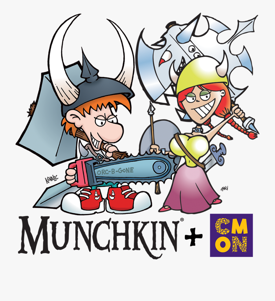Cmon And Steve Jackson Games Partner For Munchkin Board - Munchkin Characters, Transparent Clipart