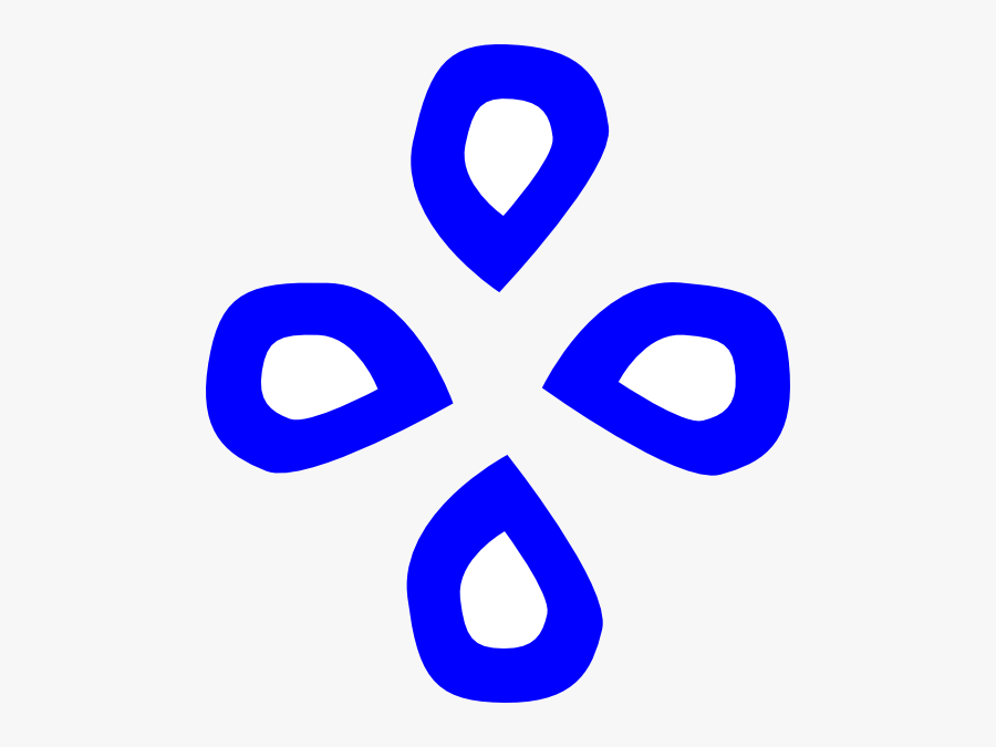 Blue Tears In Diamond Shape Svg Clip Arts - Clip Art, Transparent Clipart