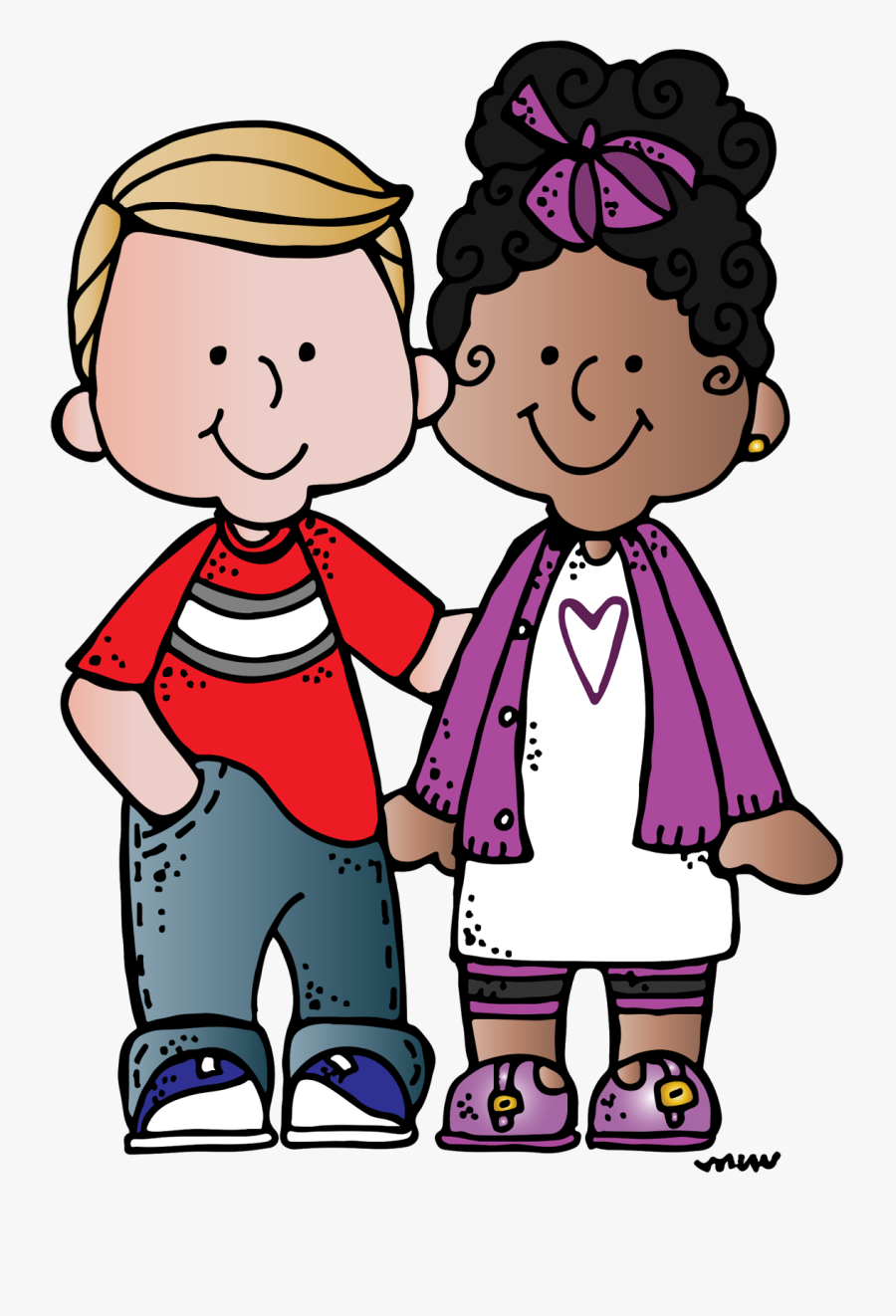 August 2016 Clipart Free Library - Melonheadz Kids Clipart, Transparent Clipart