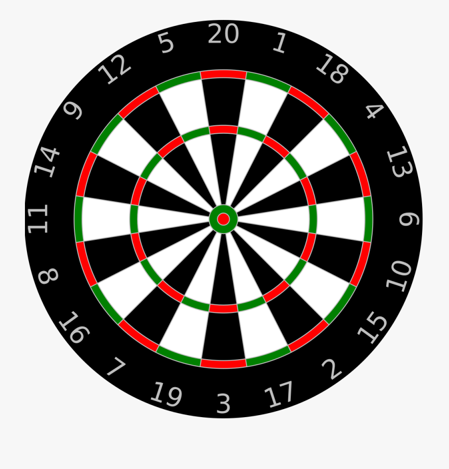 Clip Art Transparent Dart Board, Transparent Clipart