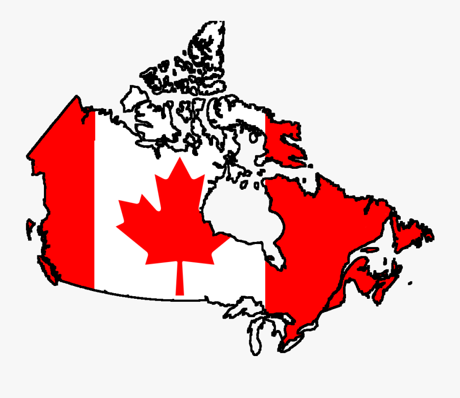 Canadian Flag On Canada, Transparent Clipart
