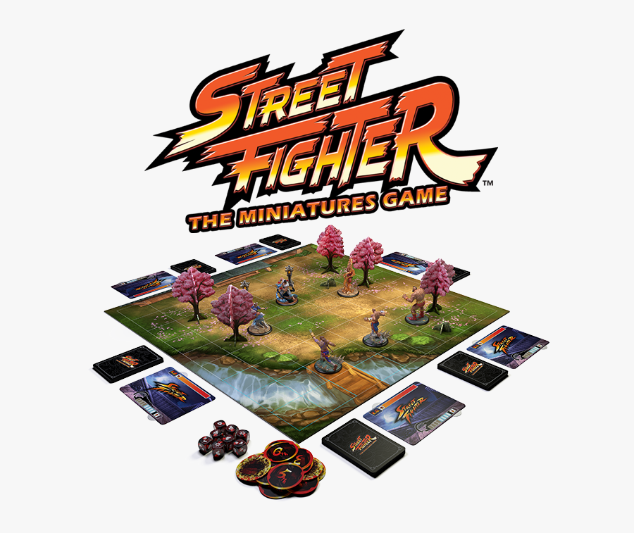 Board Game Png - Street Fighter The Miniatures Game, Transparent Clipart