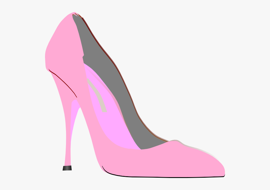 Art At Clker Com Pink High Heel Clipart - Pink Heel Clipart, Transparent Clipart