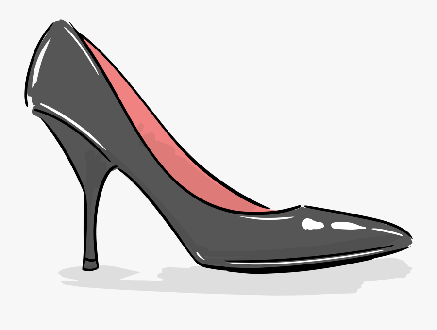 Clip Art High Heel Cartoon Images - Basic Pump , Free Transparent