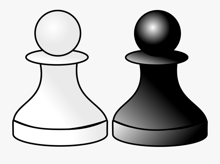 Chess Pawn Pawns Free Picture - Chess Pieces Pawn Drawing, Transparent Clipart