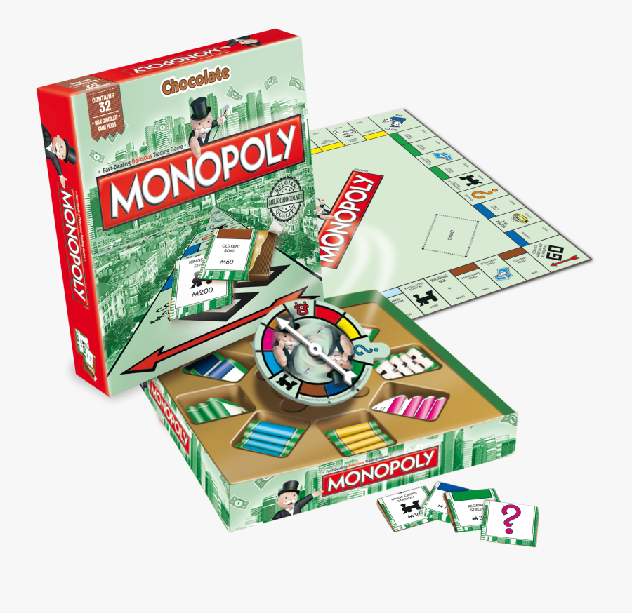 Hd Chocolate Monopoly Download - Transparent Monopoly Board Game Png, Transparent Clipart