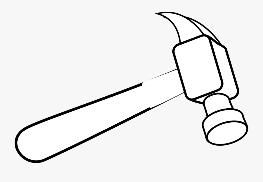 Hammer White Png, Transparent Clipart