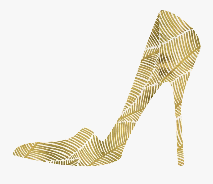 Transparent Heel Clipart - High Heels Gold Png, Transparent Clipart