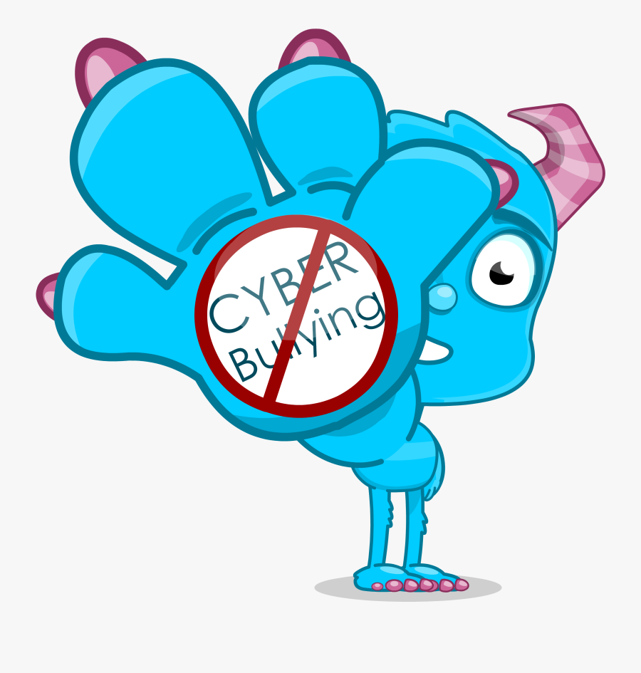 Internet Transparent Cyber - Stop Cyber Bullying Cartoon, Transparent Clipart
