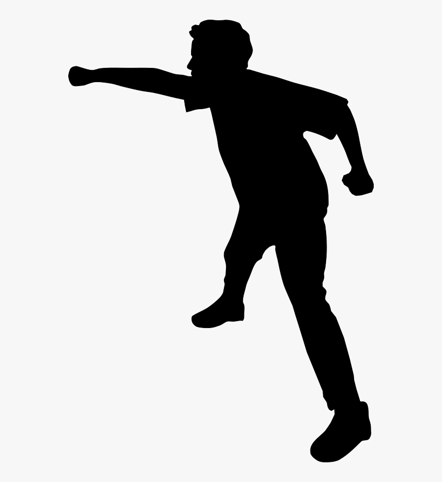 Bullying Clipart Silhouette - Boy Punching, Transparent Clipart