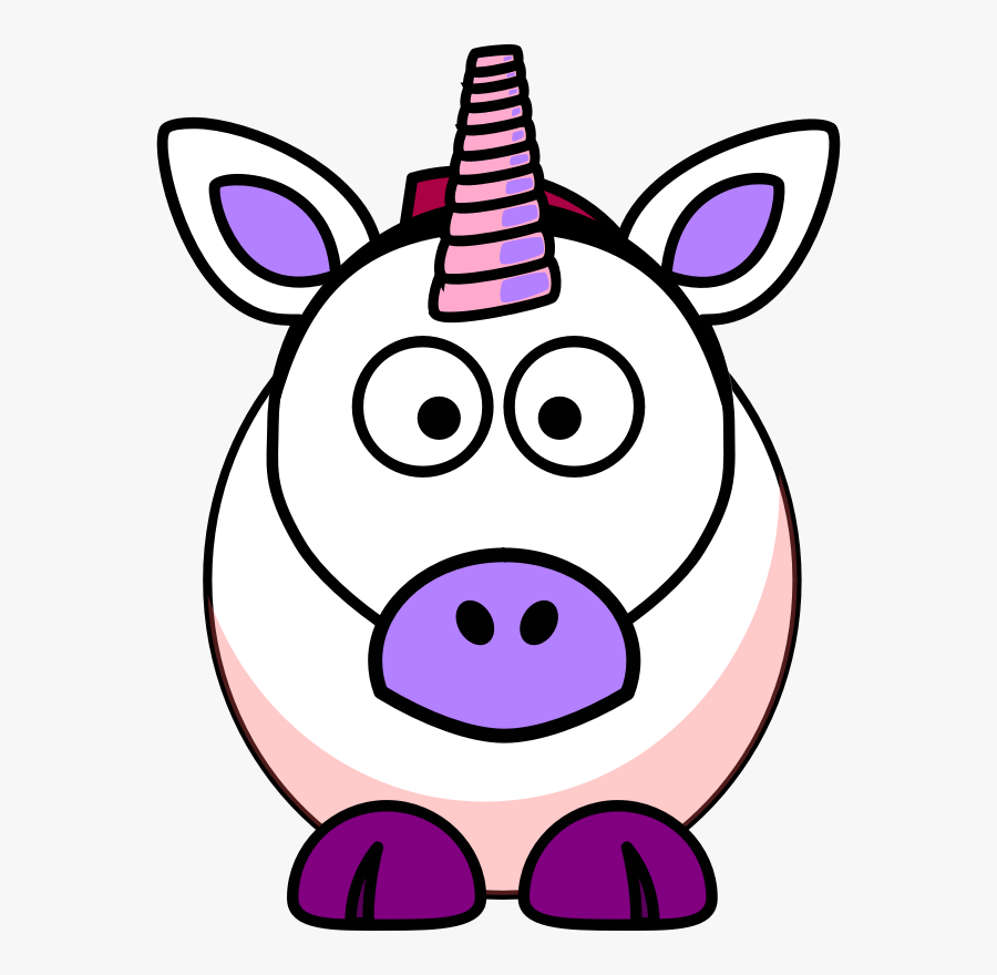 Cartoon Unicorn - Unicorn Clipart Cartoon, Transparent Clipart