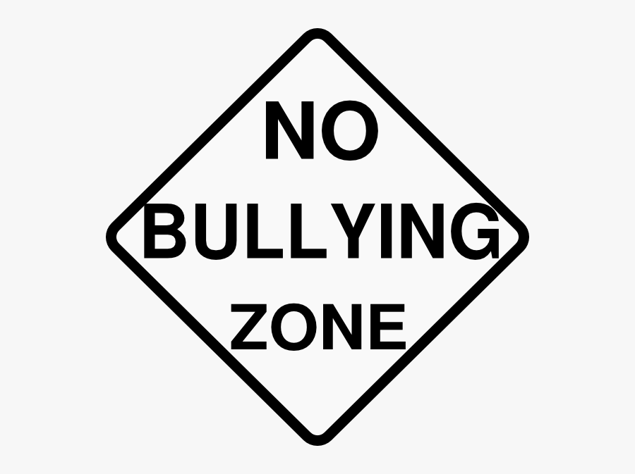 No Bullying Coloring Page, Transparent Clipart