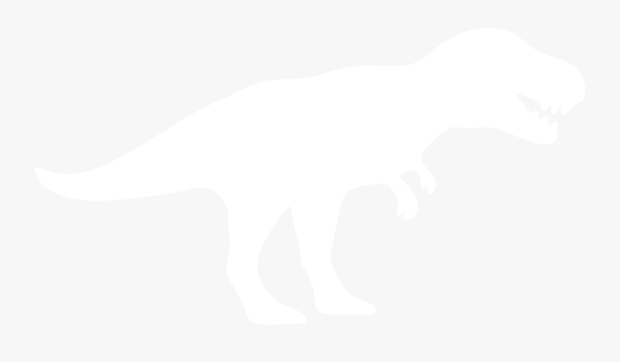 Transparent Cute Dinosaur Clipart Black And White - Cute T Rex Silhouette, Transparent Clipart