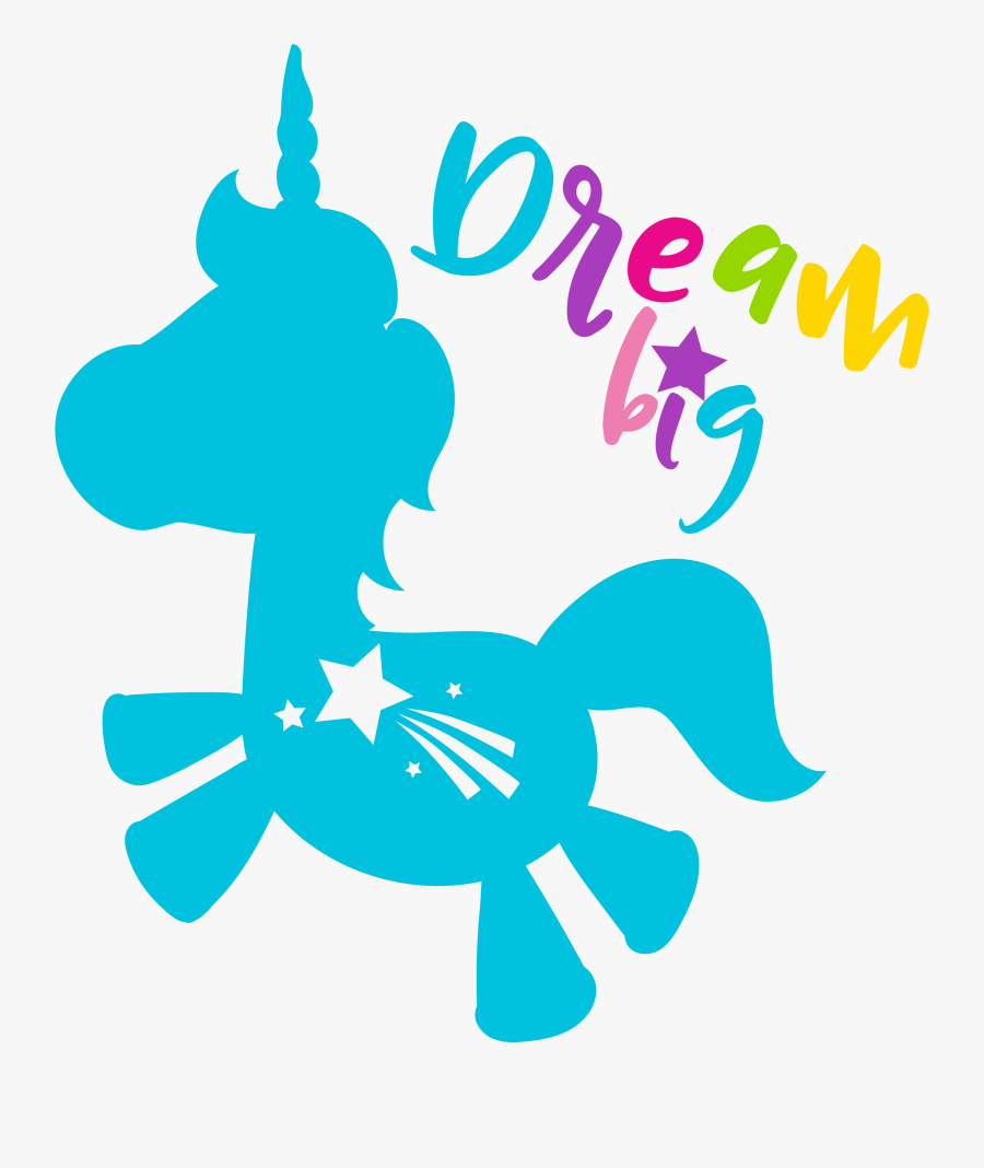 Unicorn Face Clipart Cricut - Unicorn Dream Big, Transparent Clipart