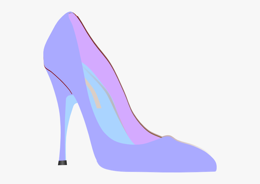Transparent High Heel Png - Purple Heels Clipart Png, Transparent Clipart