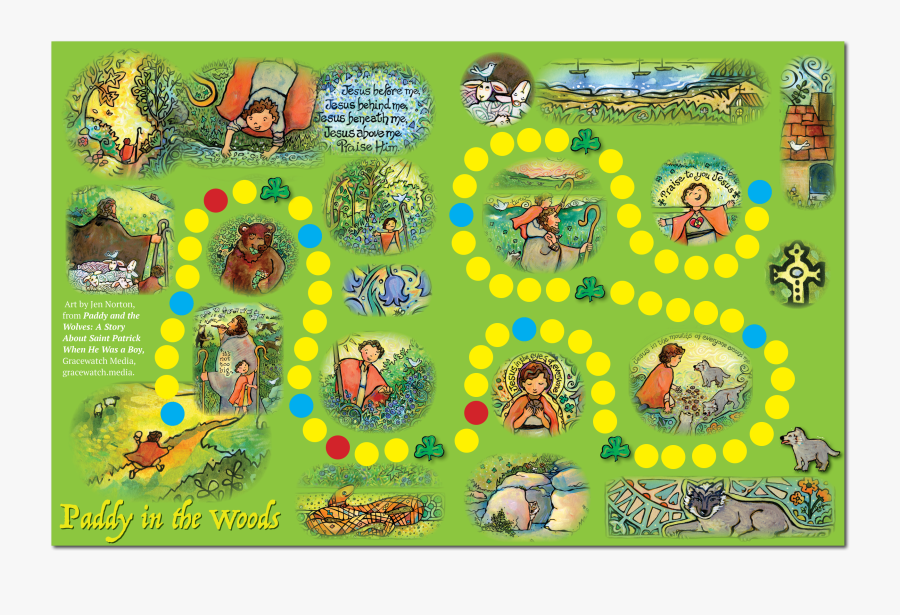 Paddy In The Woods - Board Game Patrick Printable, Transparent Clipart