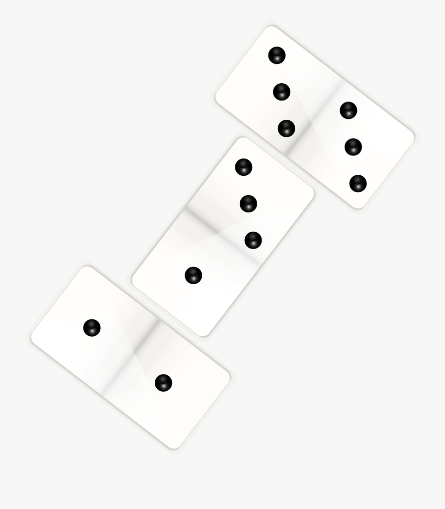 Dominoes Pieces Png Clipart - Transparent Dominos Clip Art, Transparent Clipart