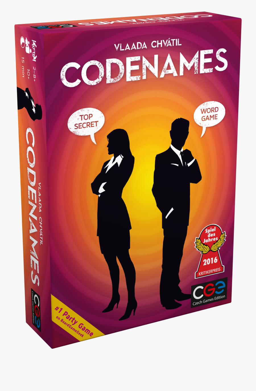 Board Games Clipart Toy - Codenames, Transparent Clipart