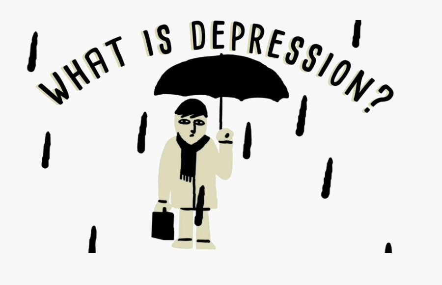 Depression Transparent Background - Umbrella, Transparent Clipart