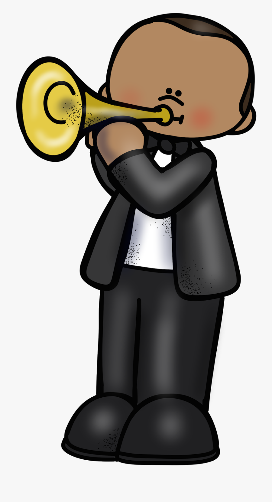 Clip Art The Picture Black - Cartoon, Transparent Clipart