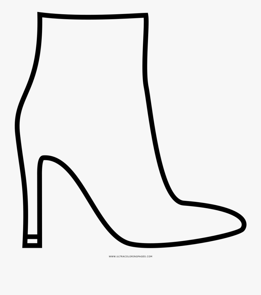 Heels Drawing Coloring Page, Transparent Clipart
