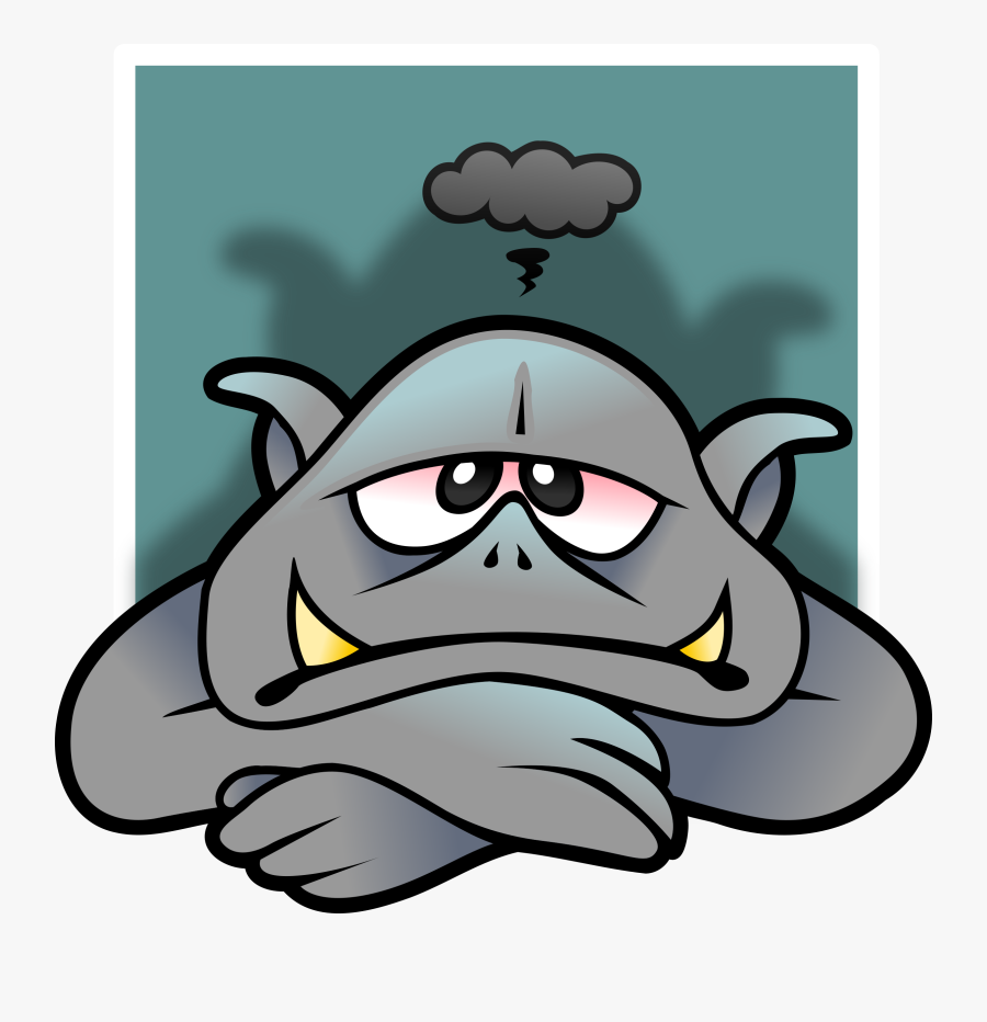 Transparent Depression Clipart - Troll Avatar, Transparent Clipart