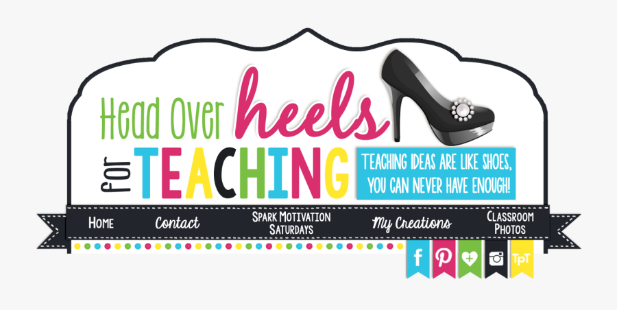 Head Over Heels For Teaching - Basic Pump, Transparent Clipart