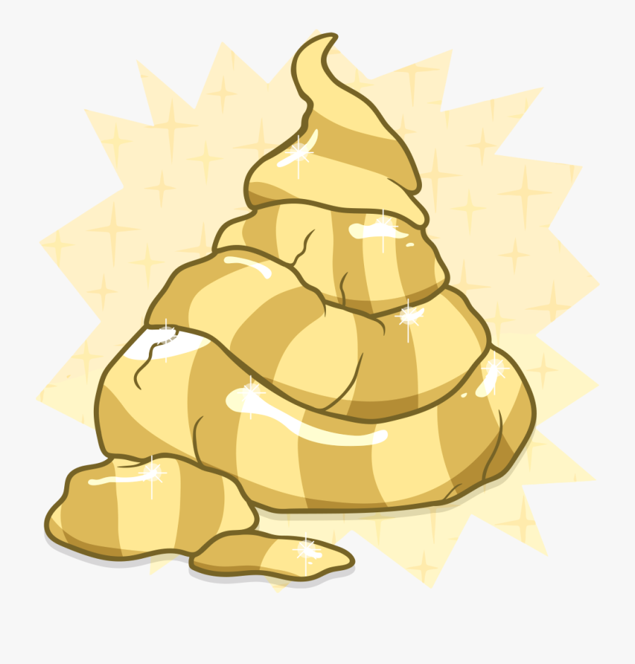 Golden Unicorn Poop - Prijskaarten Karton, Transparent Clipart