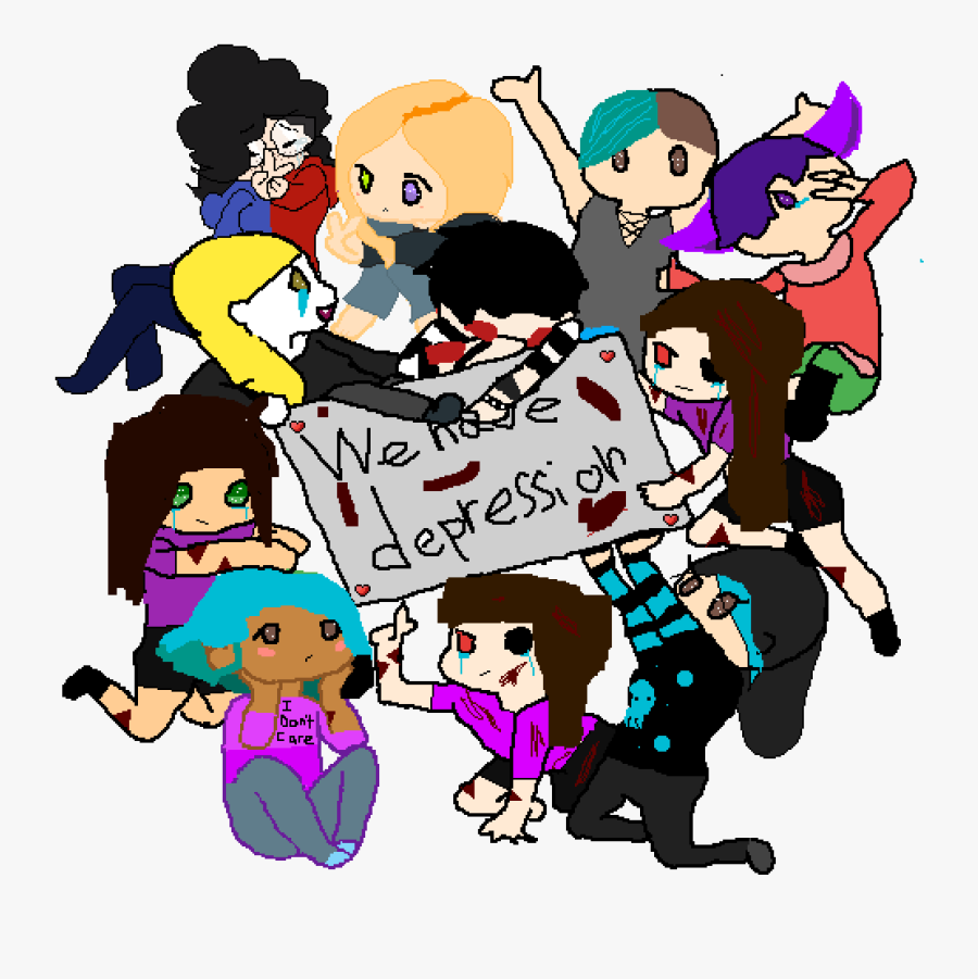 We All Have Depression - Depression, Transparent Clipart