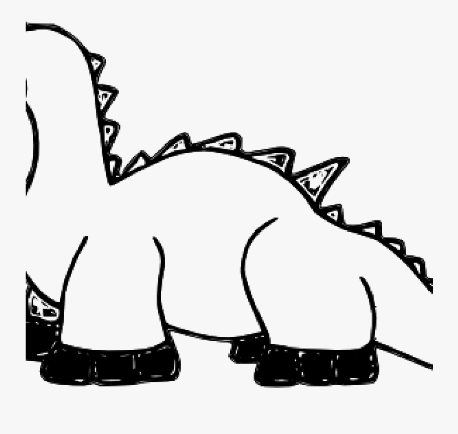 Dinosaur Clipart Black And White Clip Art Panda Free - Dinosaur Clip Art, Transparent Clipart