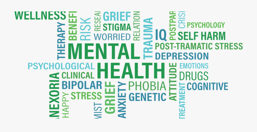 Mental Health Awareness Month 2018, Transparent Clipart