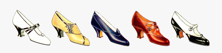 Shoe Border Design, Transparent Clipart