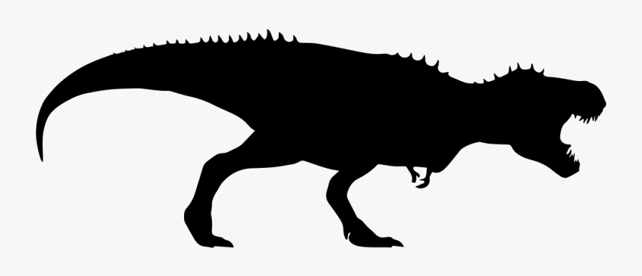 Dinosaur Silhouette At Getdrawings - T Rex Silhouette Png, Transparent Clipart