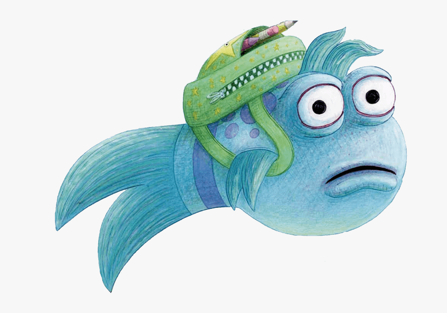 Pout Pout Fish Goes To School, Transparent Clipart