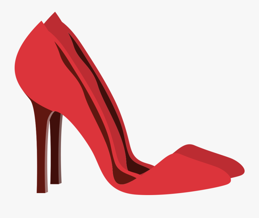 Heels Vector Clip Art - Basic Pump, Transparent Clipart