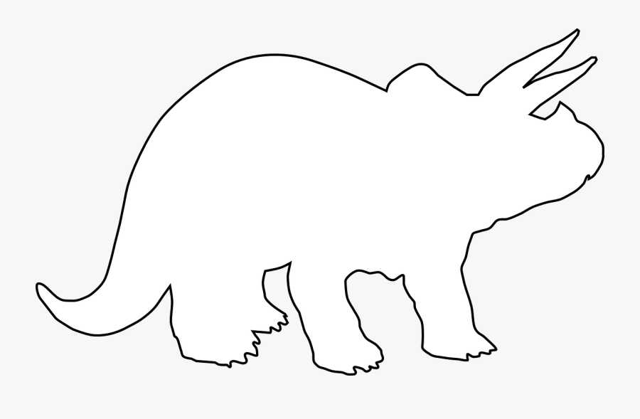 Dinosaur Clipart Stencil - Dinofour Shirt, Transparent Clipart