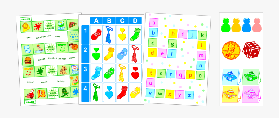 Printable Games For Kids Learning English - English Learning Games For Kids, Transparent Clipart