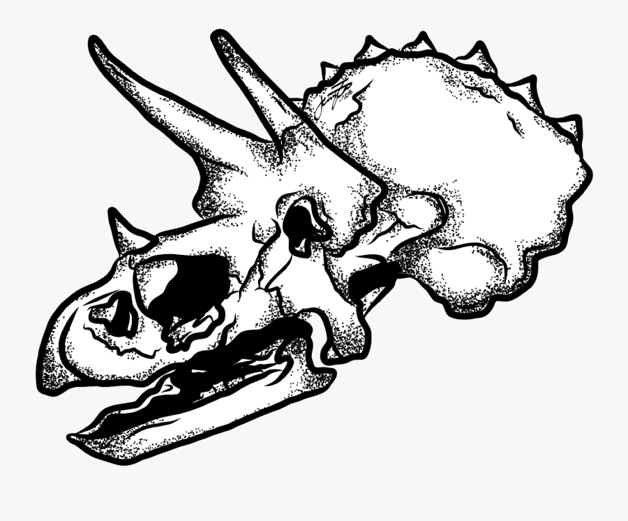 Transparent Dead Dinosaur Clipart - Dead Dinosaur Black And White